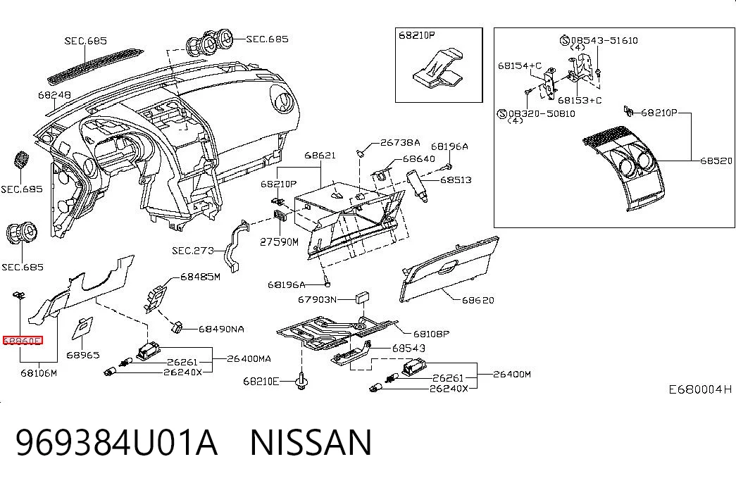 969384U01A Nissan/Infiniti 