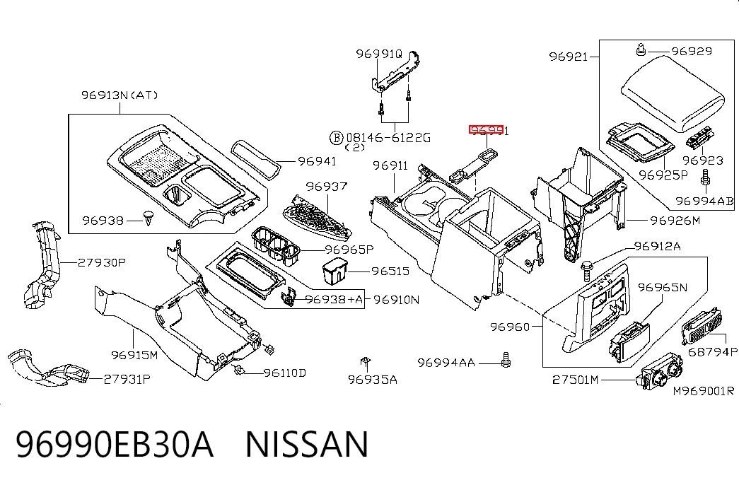 96990EB30A Nissan/Infiniti