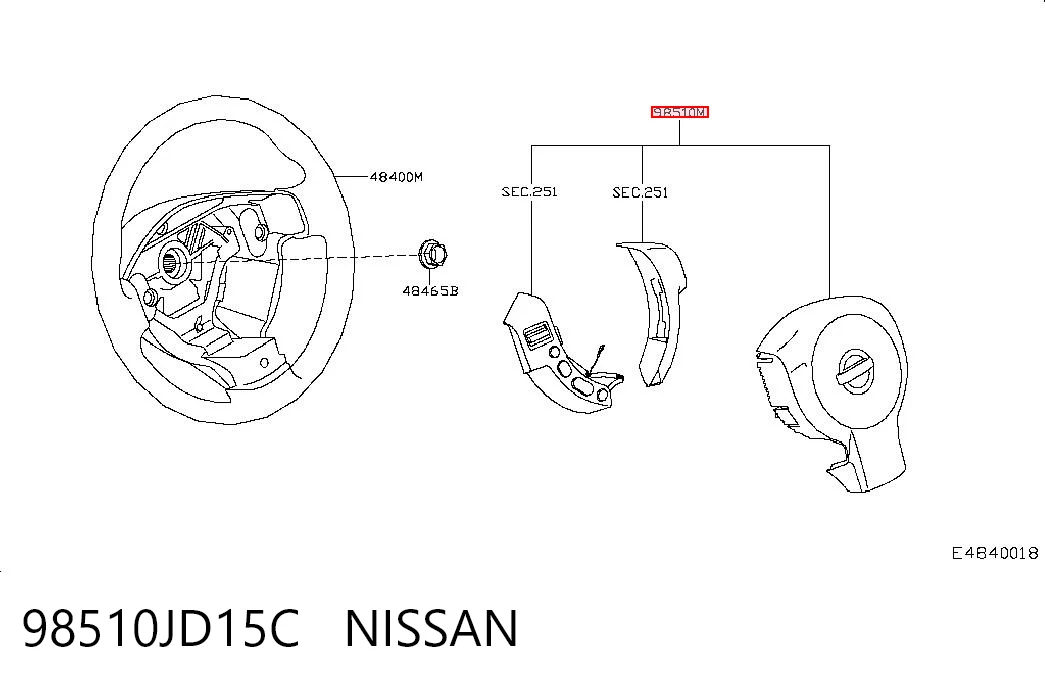 98510JD15C Nissan/Infiniti