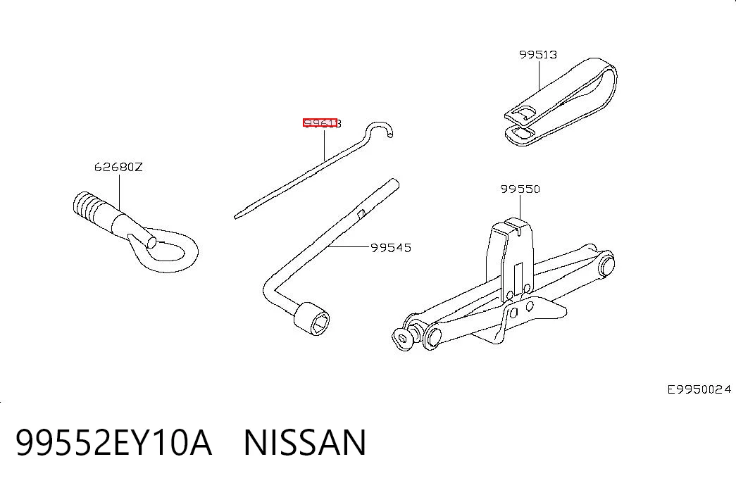 99552EY10A Nissan/Infiniti