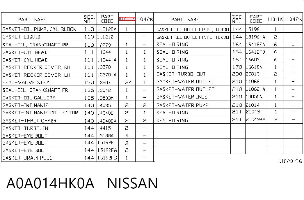 A0A014HK0A Nissan/Infiniti