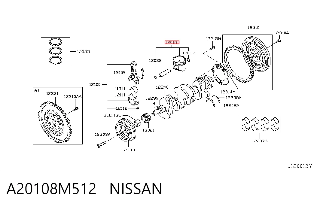 A20108M512 Nissan/Infiniti