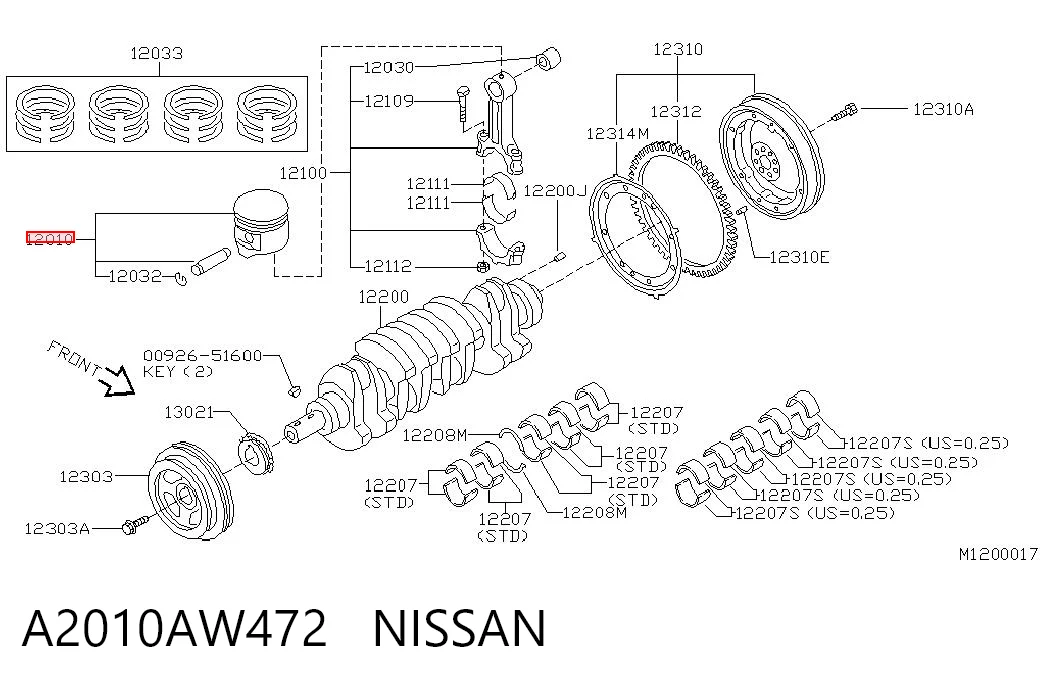 A2010AW472 Nissan/Infiniti
