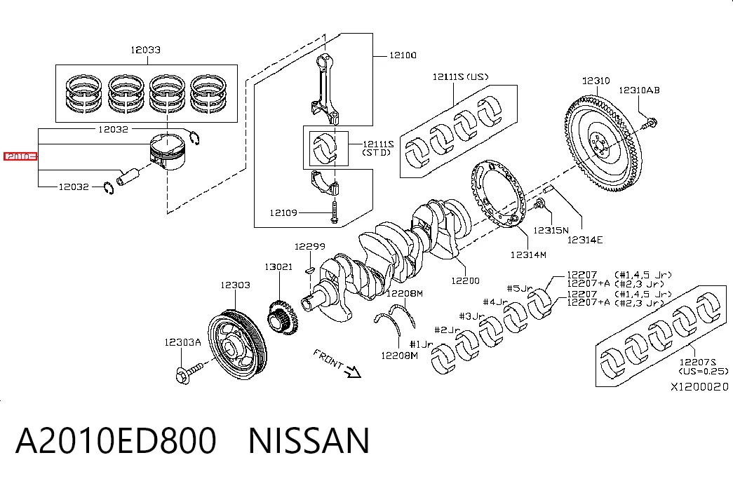A2010ED800 Nissan/Infiniti