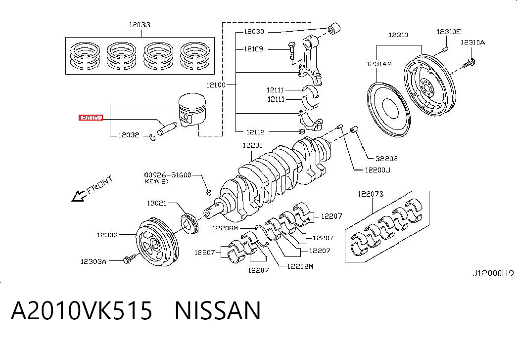A2010VK515 Nissan/Infiniti