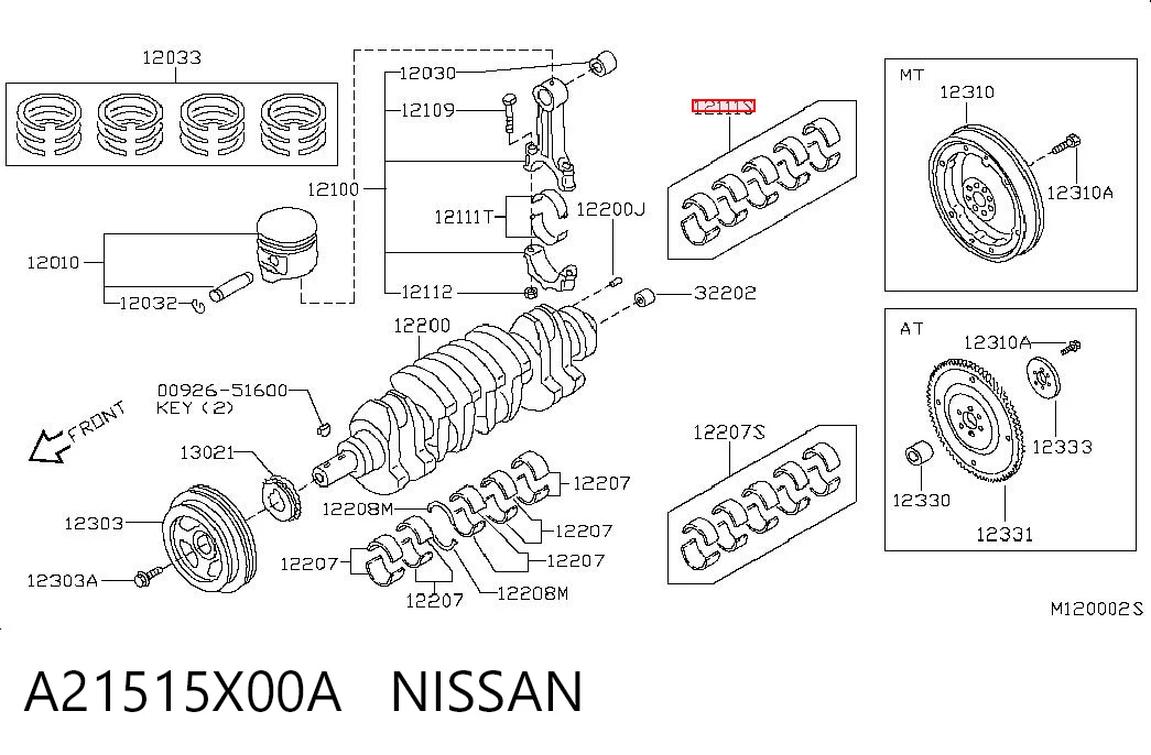 A21515X00A Nissan/Infiniti