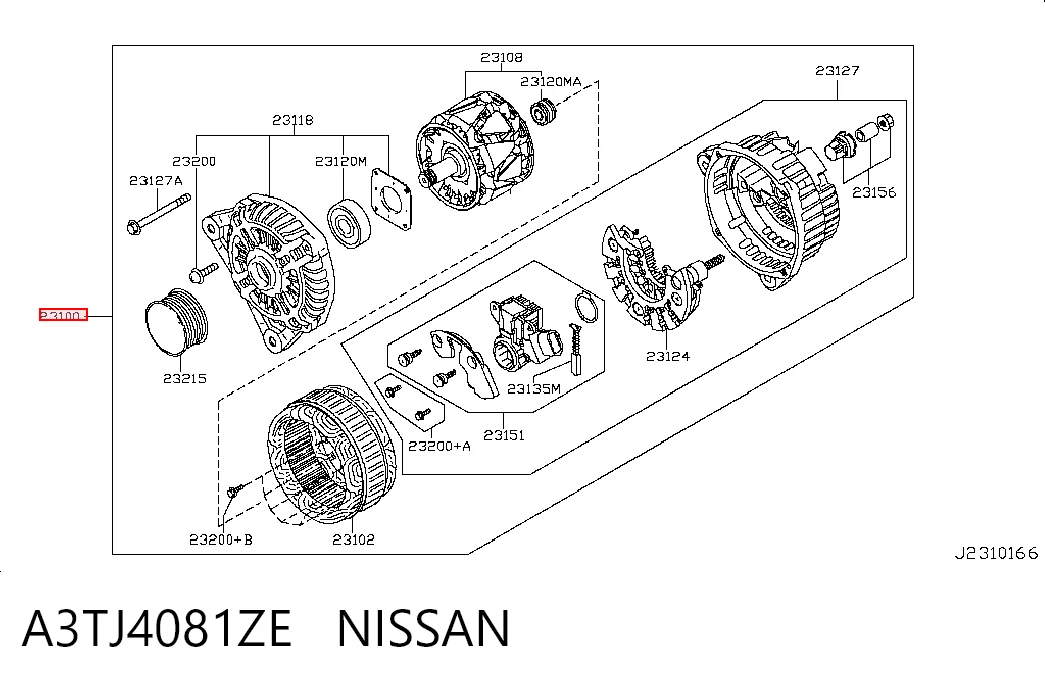 Gerador Renault (RVI) A3TJ4081ZE preço, a partir de 77,79 USD