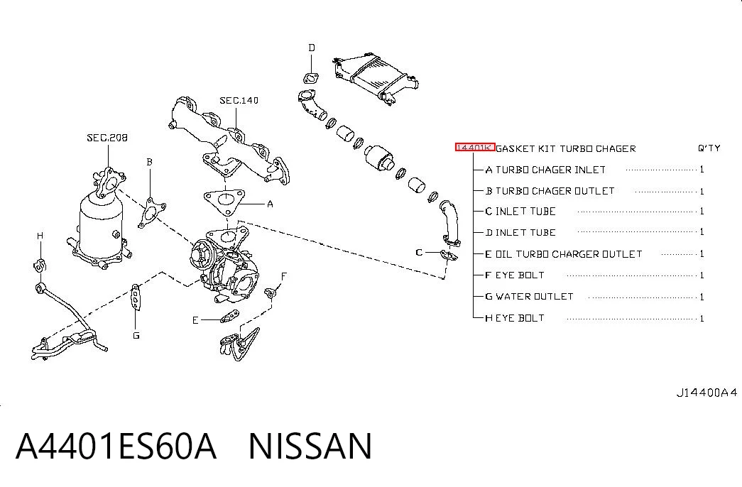 A4401ES60A Nissan/Infiniti