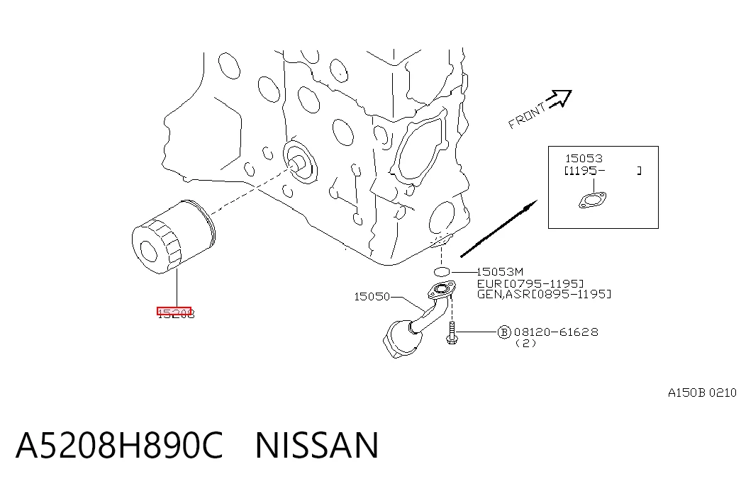 A5208H890C Nissan/Infiniti