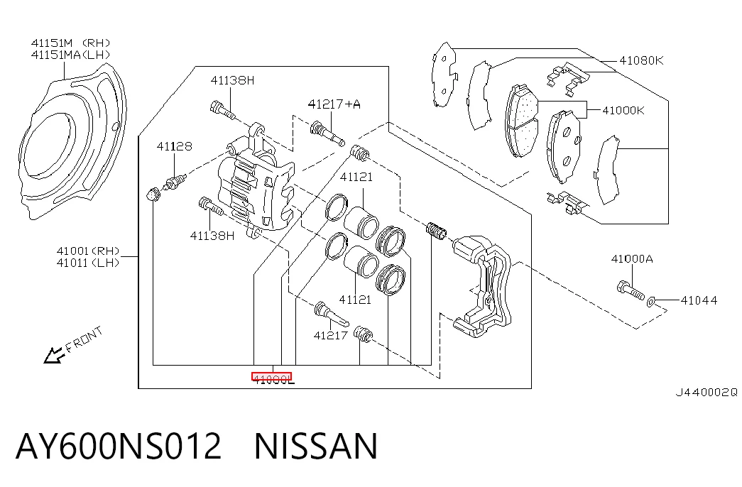 AY600NS012 Nissan/Infiniti
