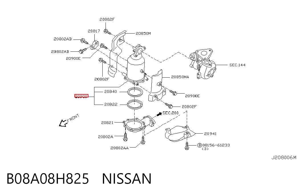 B08A08H825 Nissan/Infiniti