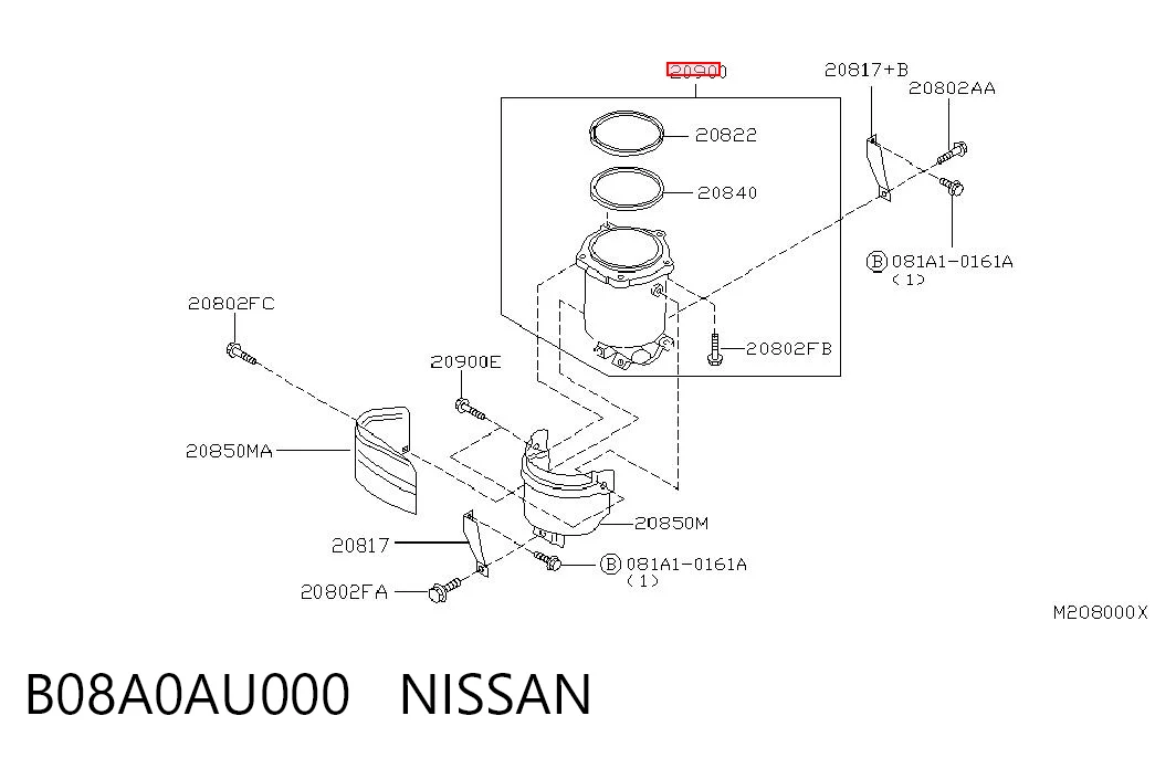 B08A0AU000 Nissan/Infiniti
