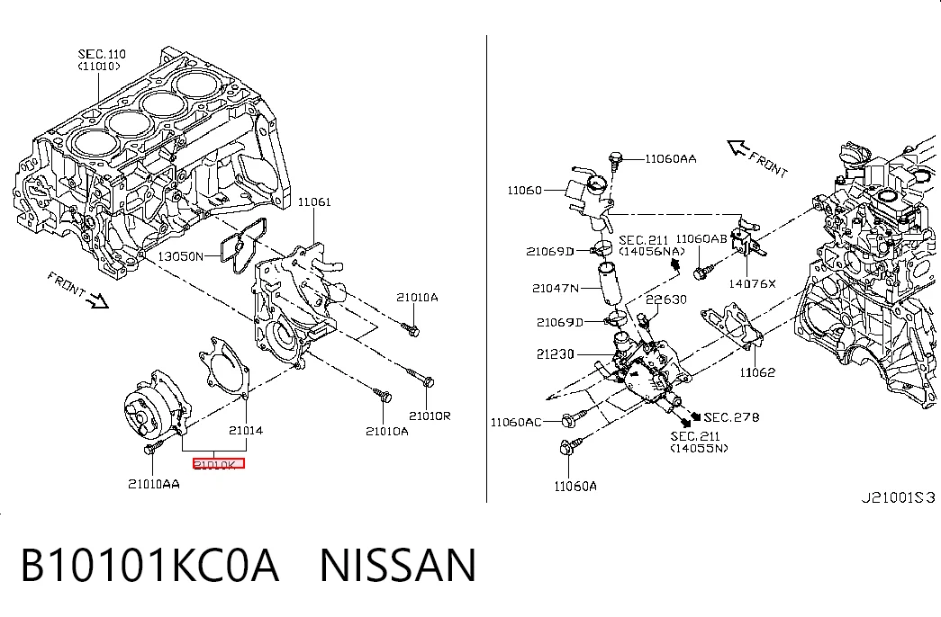 B10101KC0A Nissan/Infiniti