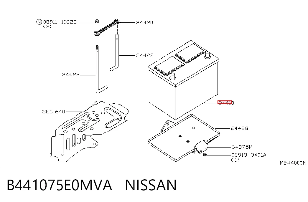 Bateria recarregável (PILHA) Ford BXT48H6610