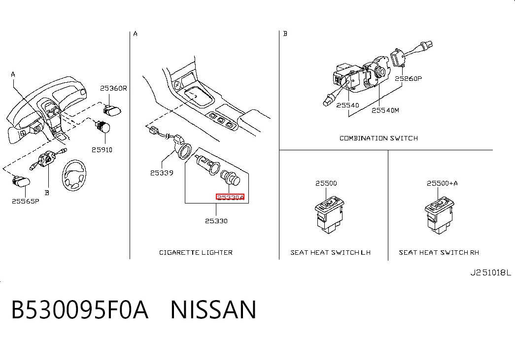 B530095F0A Nissan/Infiniti