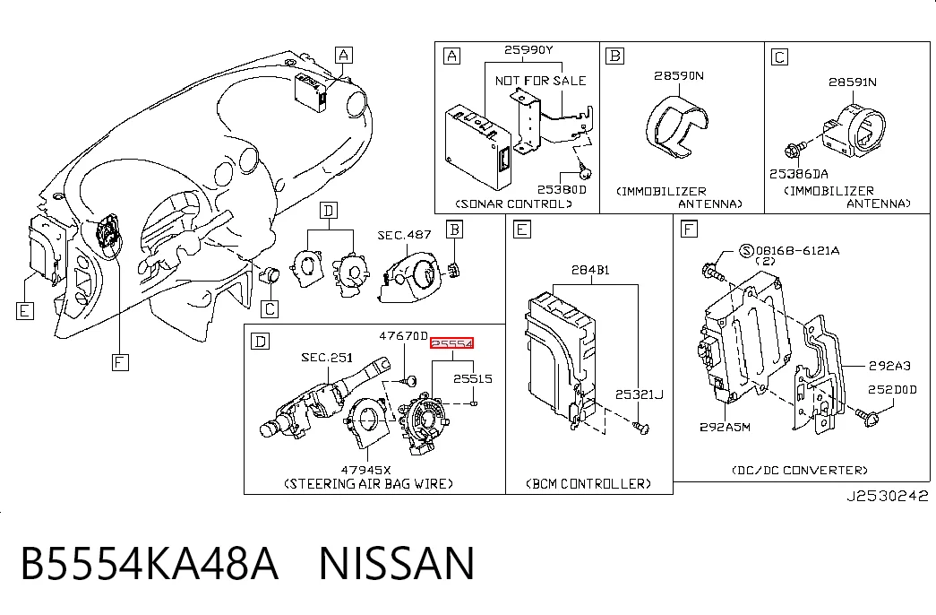B5554KA48A Nissan/Infiniti