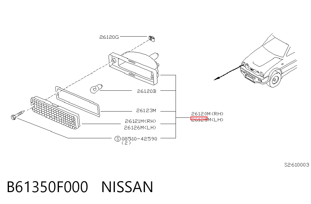 B61350F000 Nissan/Infiniti