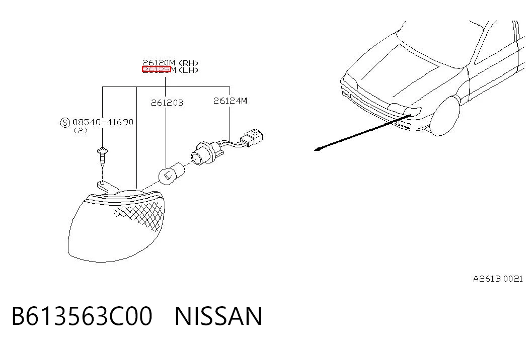 B613563C00 Nissan/Infiniti