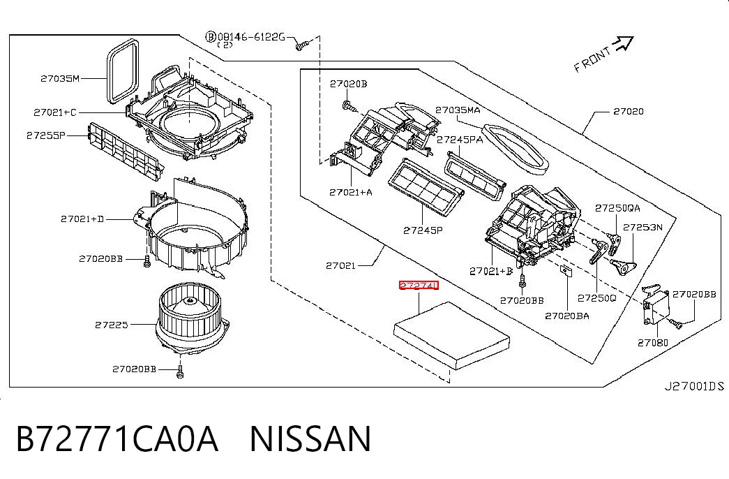 B72771CA0A Nissan/Infiniti