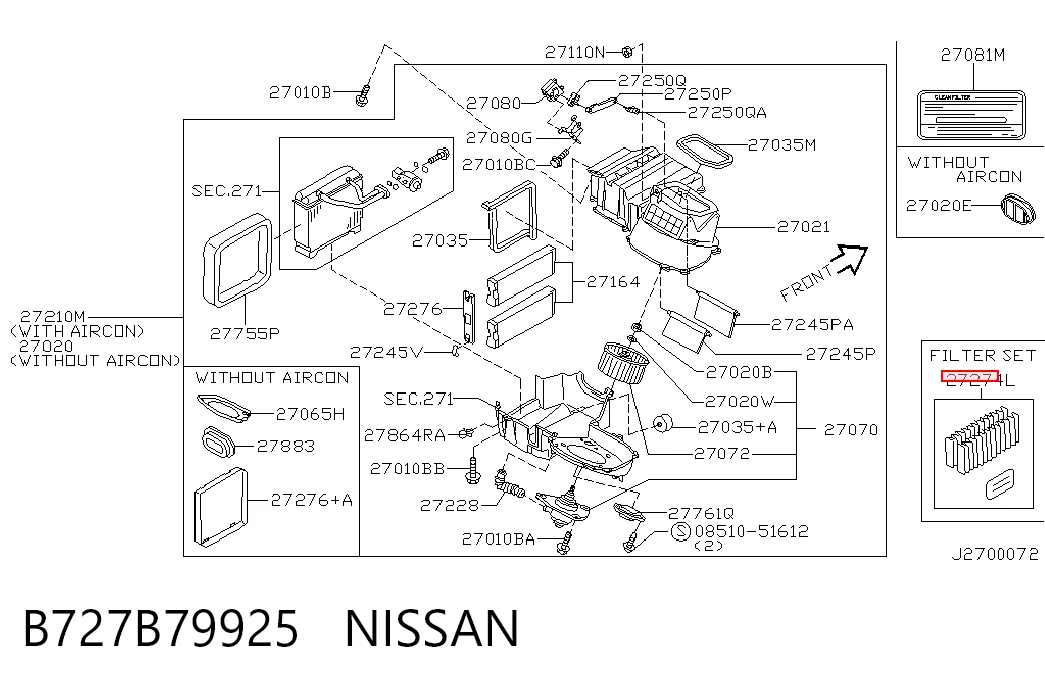 B727B79925 Nissan/Infiniti