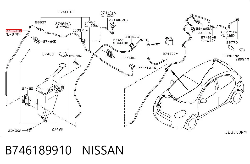 B746189910 Nissan/Infiniti