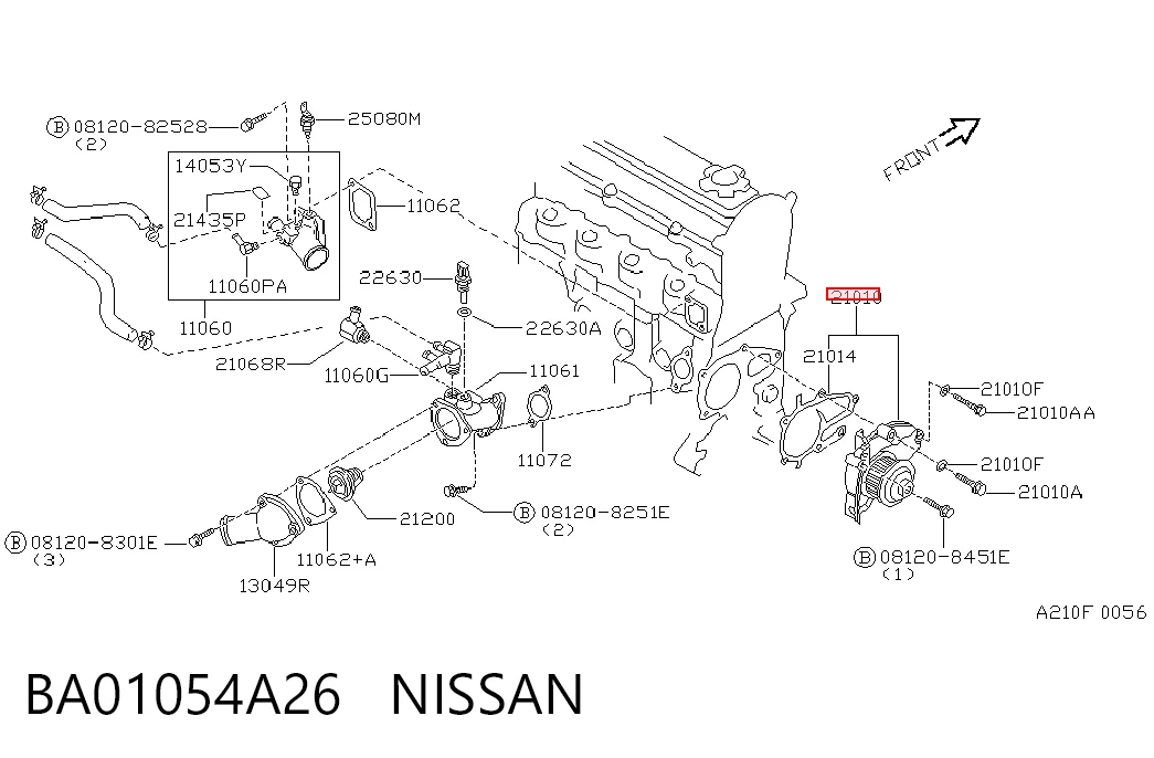 BA01054A26 Nissan/Infiniti