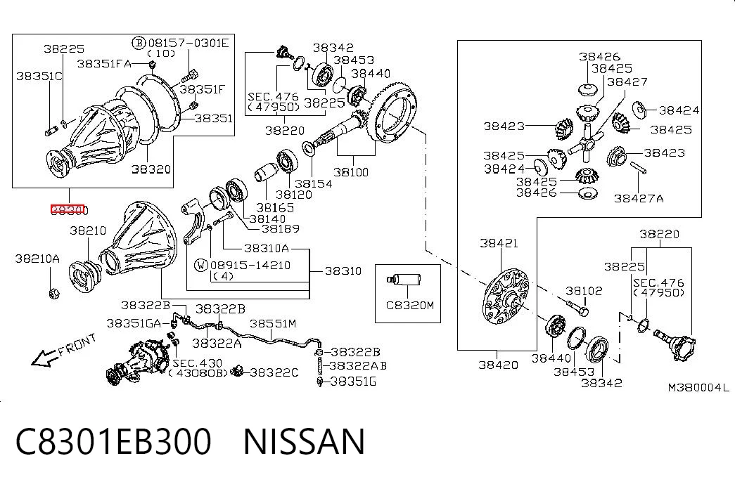 C8301EB300 Nissan/Infiniti