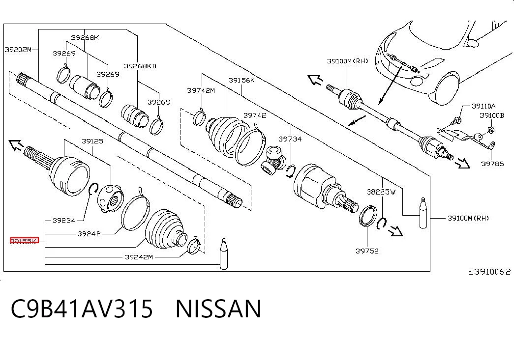 C9B41AV315 Nissan/Infiniti
