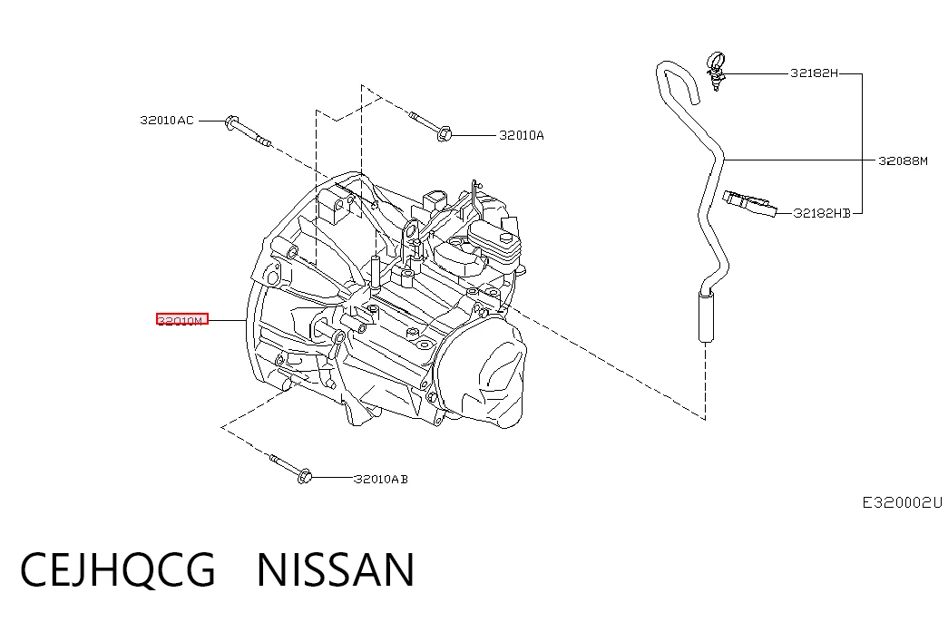 Caixa de Mudança montada (caixa mecânica de velocidades) para Nissan Note  E11