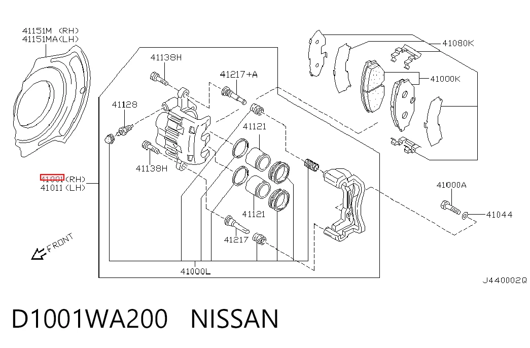 D1001WA200 Nissan/Infiniti