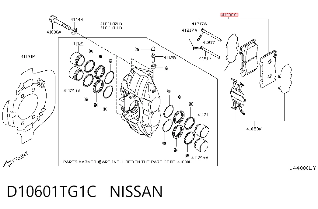 D10601TG1C Nissan/Infiniti