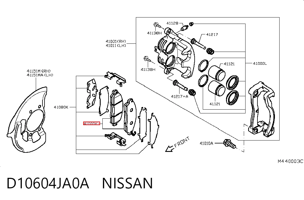 D10604JA0A Nissan/Infiniti