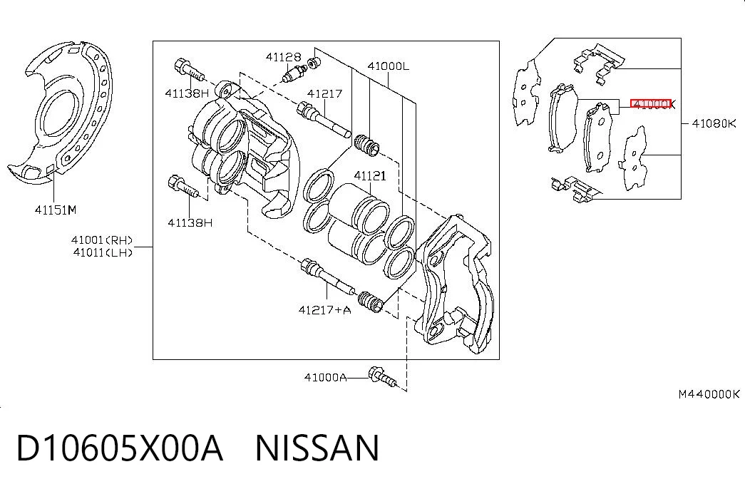 D10605X00A Nissan/Infiniti