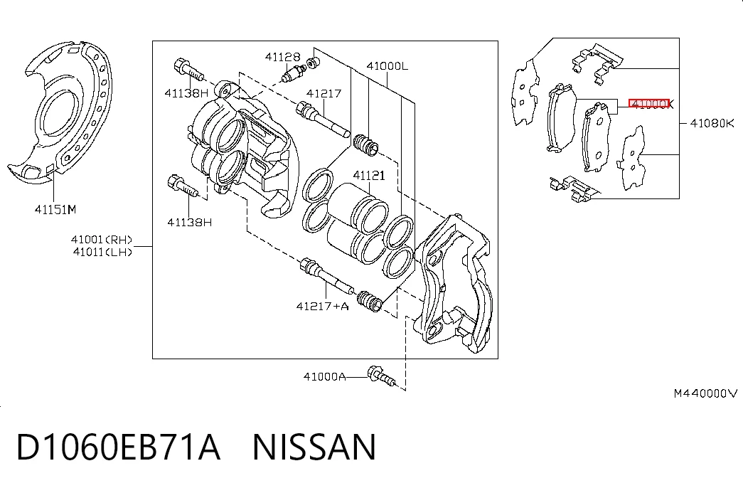 D1060EB71A Nissan/Infiniti