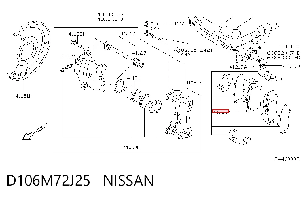 D106M72J25 Nissan/Infiniti