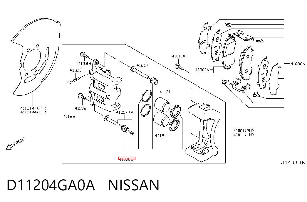 D11204GA0A Nissan/Infiniti