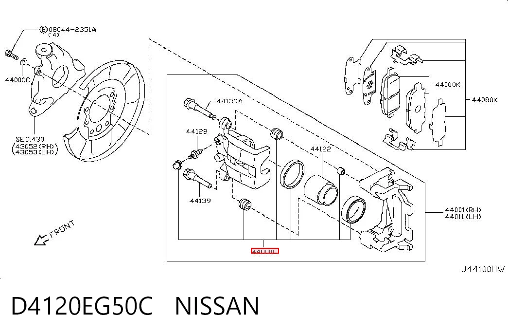 D4120EG50C Nissan/Infiniti