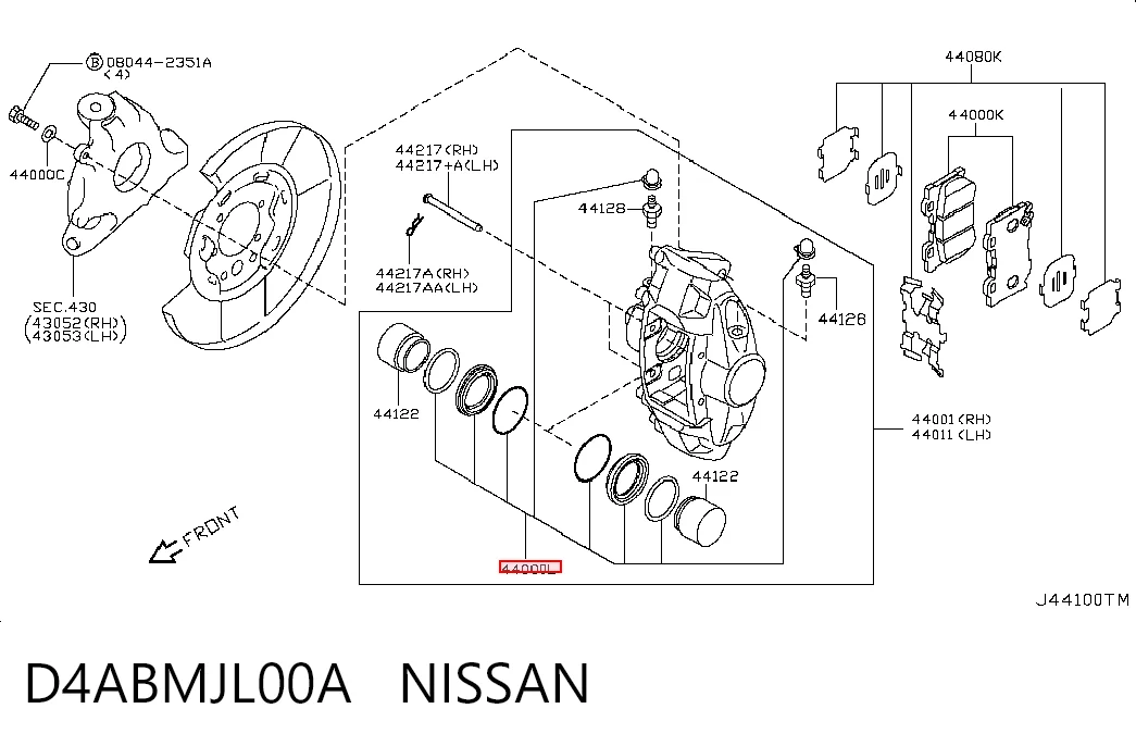 D4ABMJL00A Nissan/Infiniti