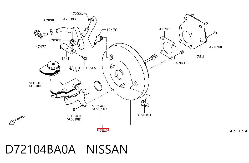 D72104BA0A Nissan/Infiniti