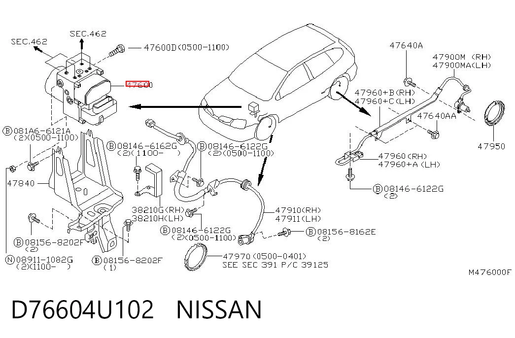 Unidade hidráulico de controlo ABS Nissan Almera V10 ao melhor preço