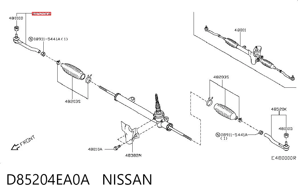 D85204EA0A Nissan/Infiniti