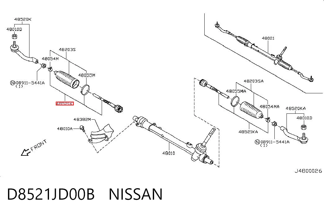 D8521JD00B Nissan/Infiniti