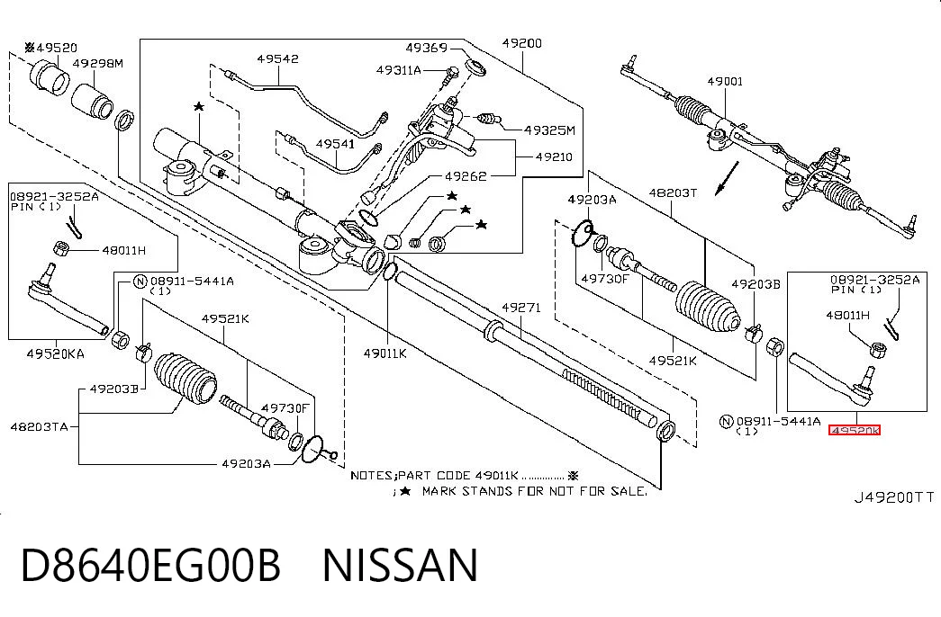 D8640EG00B Nissan/Infiniti