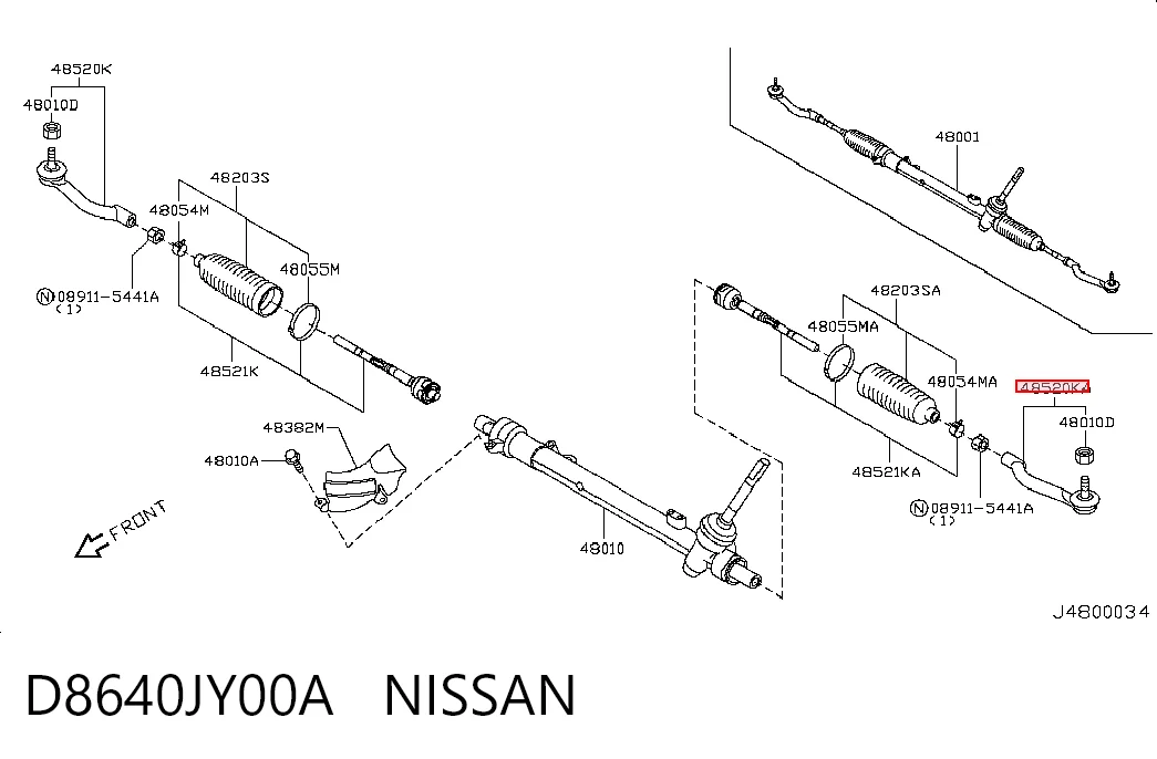 D8640JY00A Nissan/Infiniti