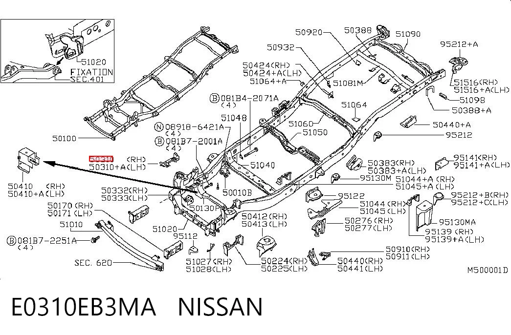 E0310EB3MA Nissan/Infiniti