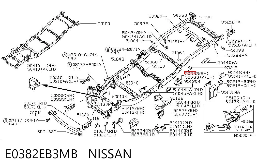 E0382EB3MB Nissan/Infiniti