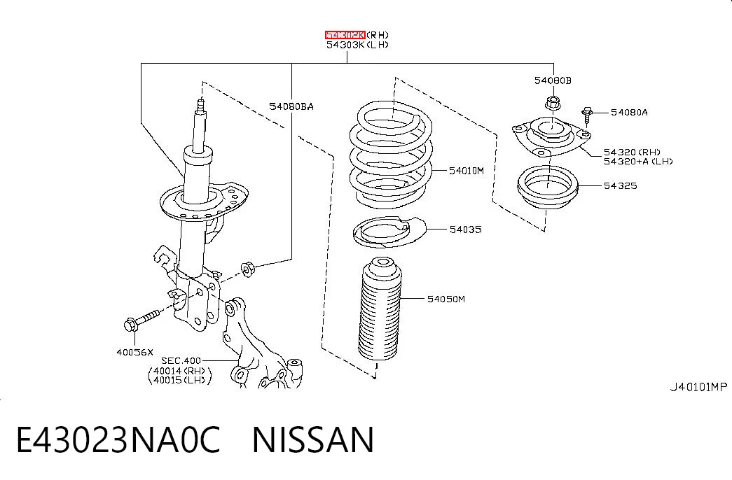 E43023NA0C Nissan/Infiniti