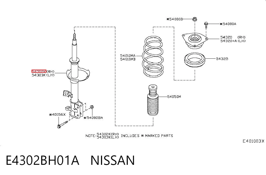 E4302BH01A Nissan/Infiniti