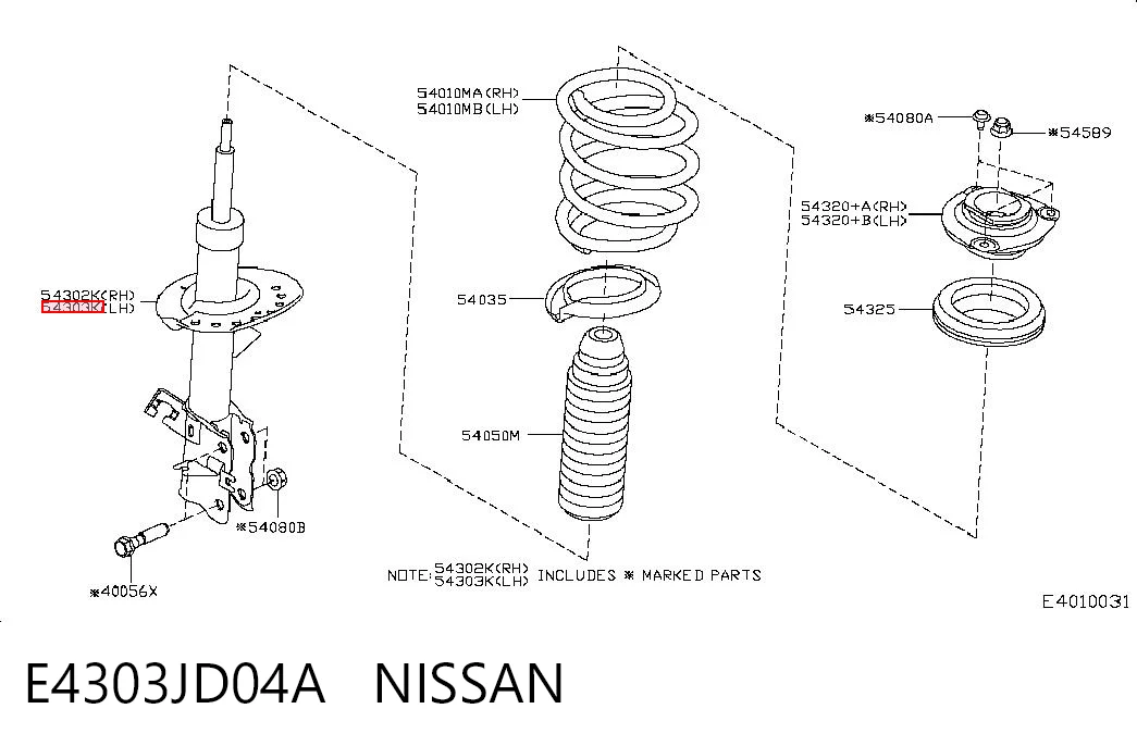 E4303JD04A Nissan/Infiniti