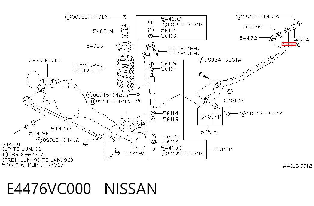 E4476VC000 Nissan/Infiniti